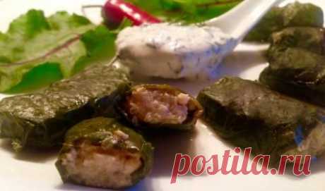 Голубцы в листьях свеклы. Нежно и вкусно