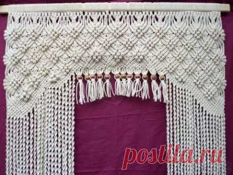 ШТОРЫ МАКРАМЕ - 2017 / CURTAINS macrame / CURTAINS Makramee / TENDE / RIDEAUX macramé