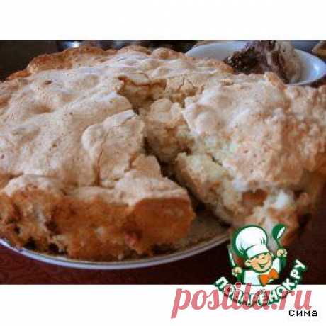 Простая шарлотка с яблоками - кулинарный рецепт