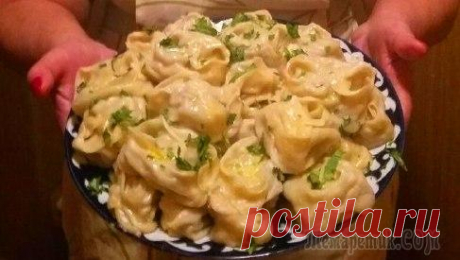 Манты по-узбекски – изумительно вкусное, сытное и очень сочное блюдо