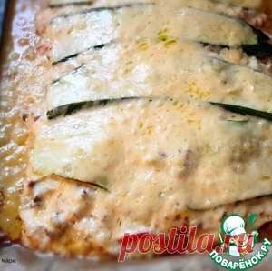 Лазанья из кабачков с фаршем - кулинарный рецепт