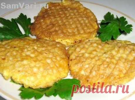 Мясо в вафлях