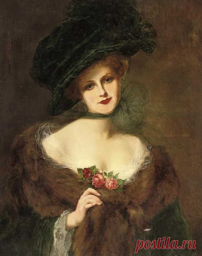 François Martin-Kavel (French, 1861-1931) был одним из самых популярных живописцев женского образа своего времени. - День вдохновения