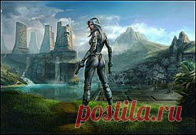 Амазонка перед боем.