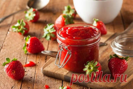 Джем из клубники без желатина — Домашние заботы