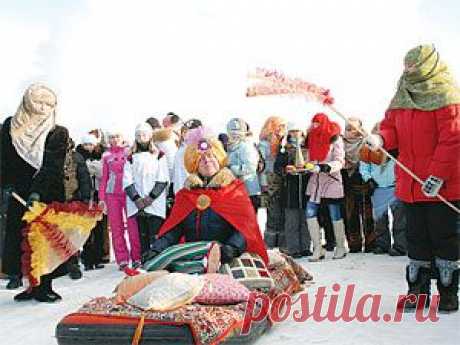 Sostoyalsya IV Sports festival.Zimnie fun on land, at sea and in the air in Uglich