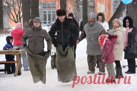 So hold annual Festival Winter fun in Uglich.
In Uglich competition will be held through the cold to swim
