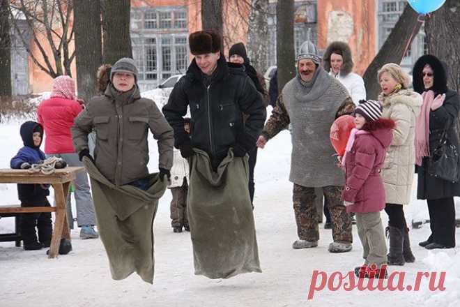 So hold annual Festival Winter fun in Uglich.
In Uglich competition will be held through the cold to swim