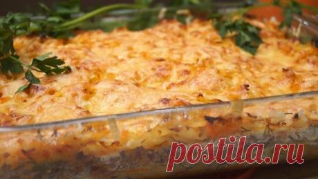 Потрясная капустная запеканка! Не простая, а с фаршем. Наедается вся семья — Копилочка полезных советов