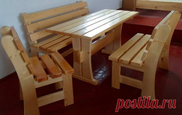 Стол в баню своими руками из дерева: реальные фото