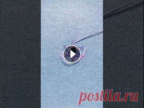 Как красиво заштопать прожжённую дырку в одежде Как красиво заштопать прожжённую дырку в одежде покажет нам женская рука на видео. Заштопать дырку не сложно, сложнее, сделать это еще и украшением. К...
