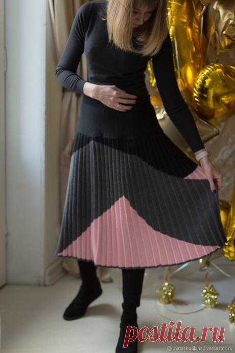 Эффектная юбочка плиссе