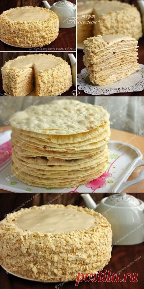 Торт «Наполеон» с очень вкусным кремом — лучший рецепт