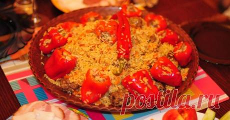 Узбекский плов в казане