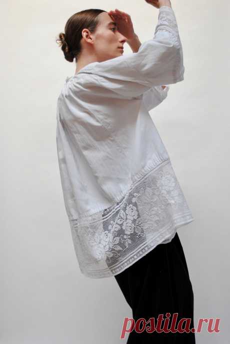 Antique Trapeze Blouse - Desert Vintage