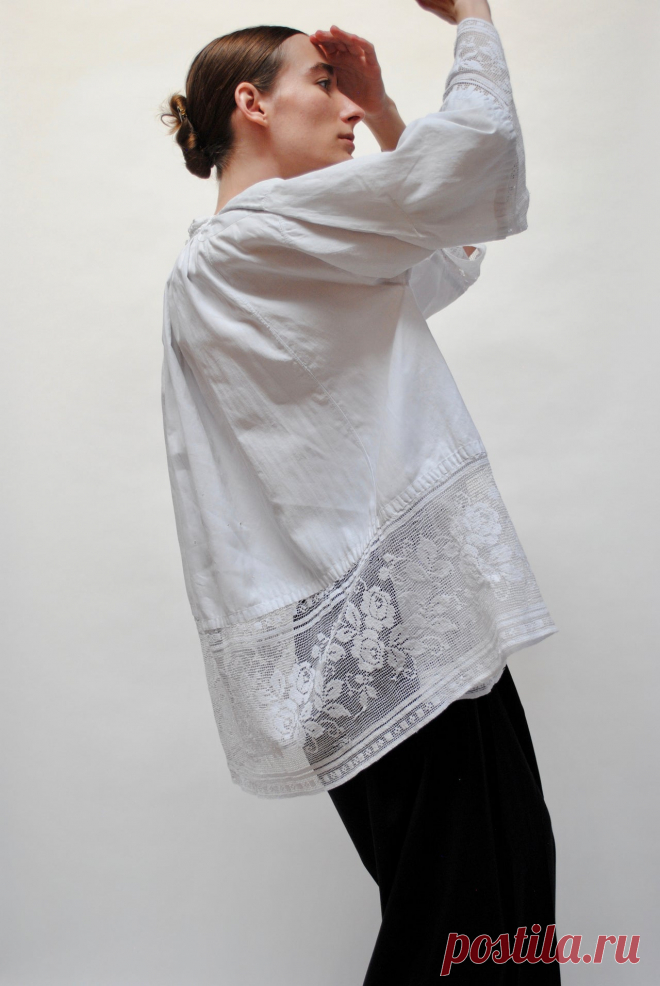 Antique Trapeze Blouse - Desert Vintage