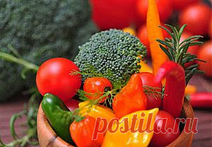 Польза 7 цветовых групп овощей и фруктов