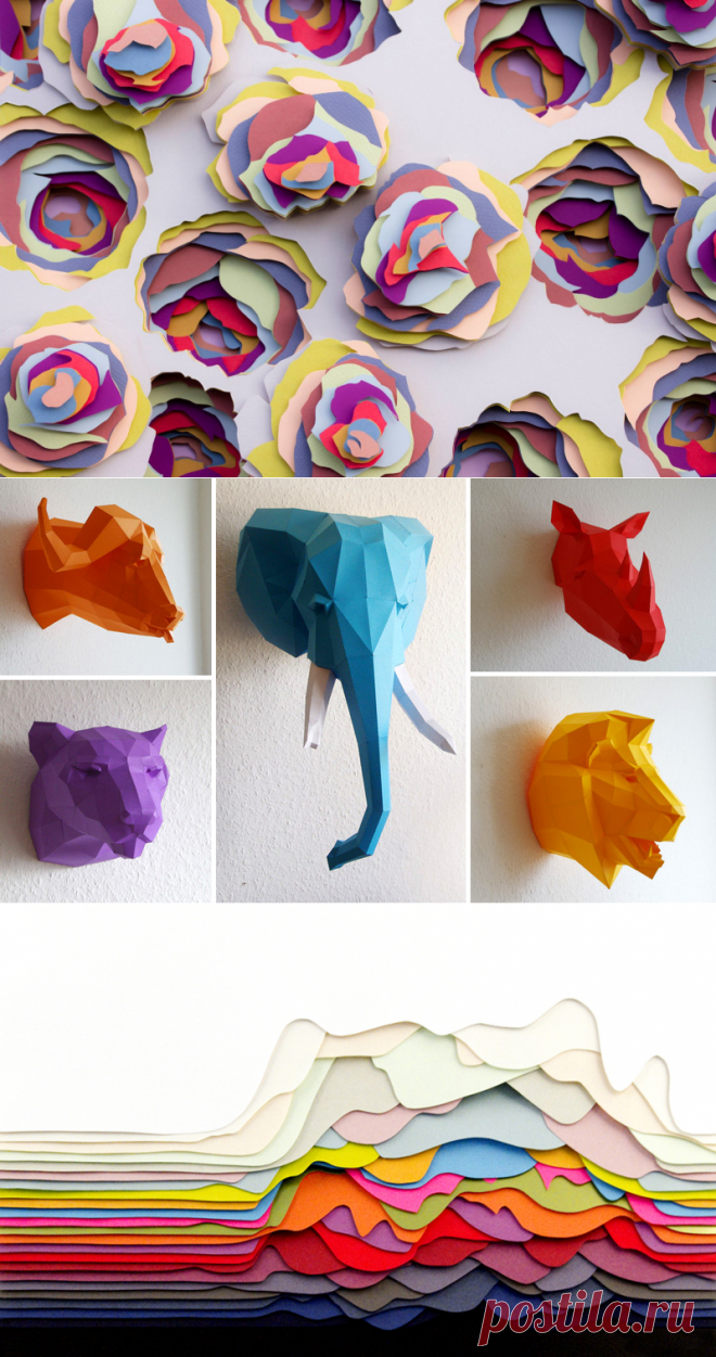 50+ удивительных вещей из бумаги — HandMade