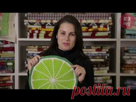 Bruna Szpisjak - Sousplat Limão (Técnica Fio Conduzido)
