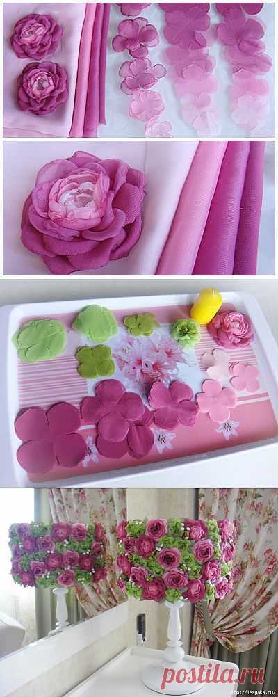 Мастер-класс "Лампа-букет".