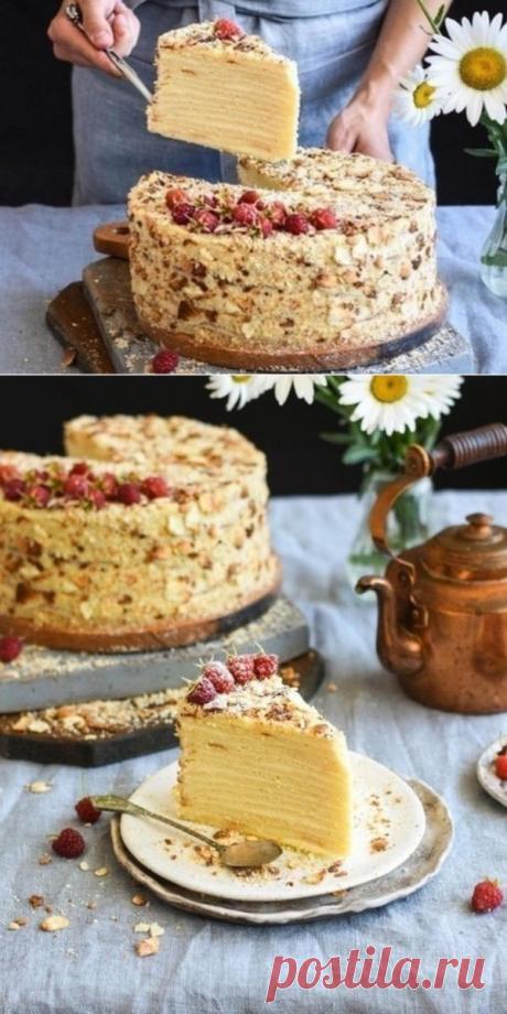 Самый вкусный творожный Наполеон