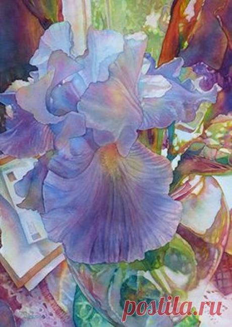 Mendocino Art Center Classes | Jeannie Vodden - Glazing with Rainbows (watercolor)