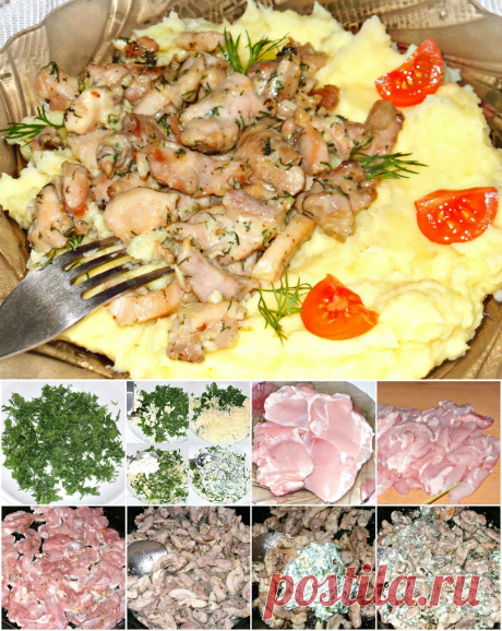 Как приготовить куриное филе с чесноком и сыром.   - рецепт, ингридиенты и фотографии