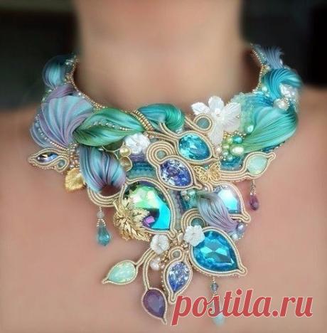 Шикарные украшения, сделанные в японской технике шибори