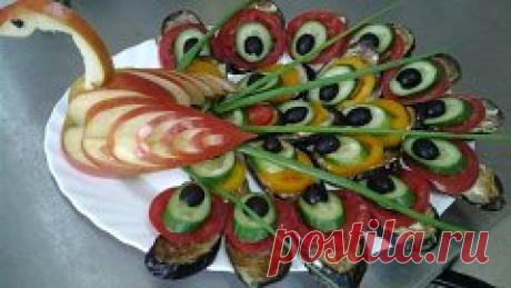 Идеи оформления овощной нарезки