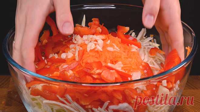Не оторваться! За месяц съели 10 кг! Маринованная капуста по-казачьи. ВИДЕО-рецепт🎬 | Дело Вкуса | Яндекс Дзен