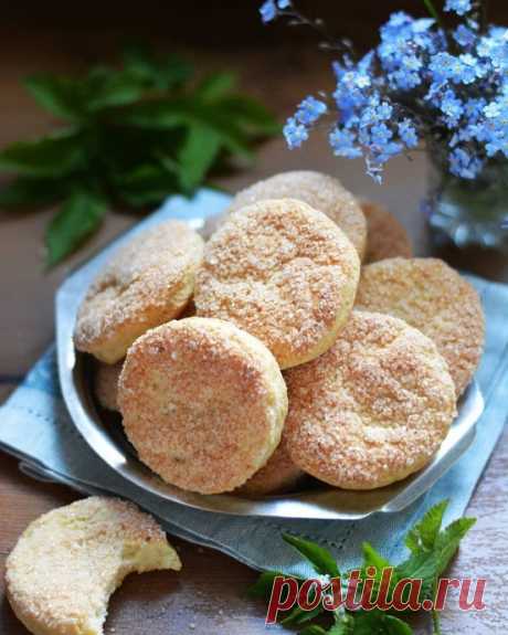 Творожное печенье