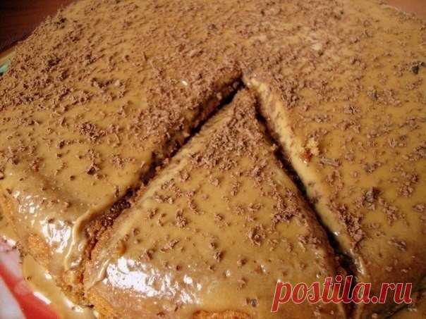 Кофейный пирог Из того, что есть в холодильнике.