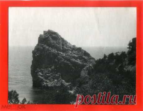 КРЫМ РЕАЛ ФОТО 1953 СИМЕИЗ СКАЛА ДИВА 9 Х 11,5