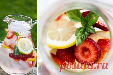Как приготовить вкусную и полезную воду для жаркого лета