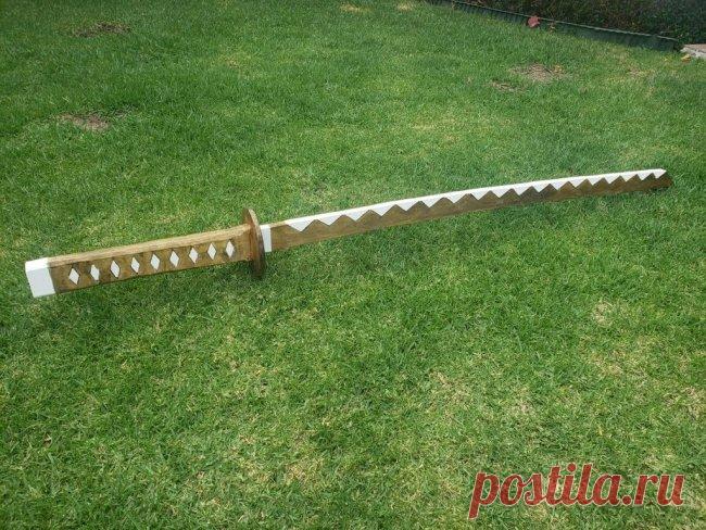 Деревянная катана - игрушка для детей