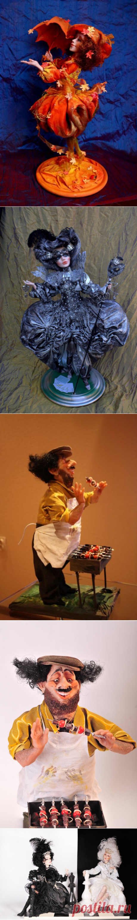 удивительные куклы Елены Михайловой