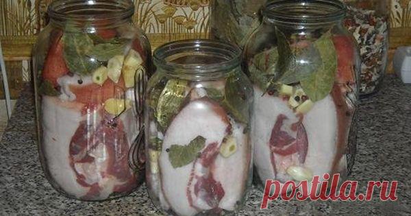 Сало в тузлуке