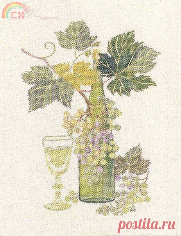 Eva Rosenstand 08-4372 - Bottle of White Wine  Edited by Cristina at 2020-9-2 04:17