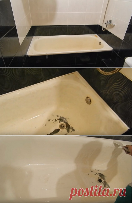 Пошаговая инструкция по реставрации ванны жидким акрилом