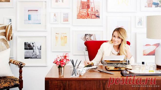 Невероятно красивый офис Лорен Конрад.