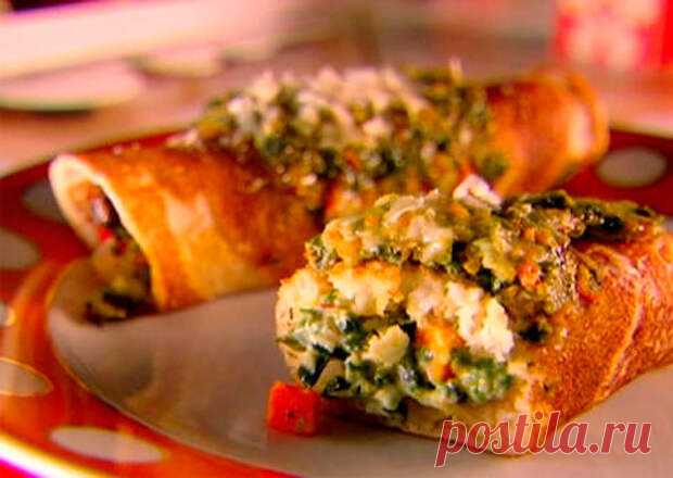 Фантастически вкусные блины с начинкой + рецепты простых начинок - БУДЕТ ВКУСНО! - медиаплатформа МирТесен Блин – короткое название тонкой и простой лепешки, из которой можно приготовить сотню различных блюд. Но чаще их просто фаршируют. Для начинки можно использовать разные продукты. Здесь собраны самые интересные рецепты блинов с начинкой - с печенью, грибами, бананами, красной рыбой и мясом. Блины с...