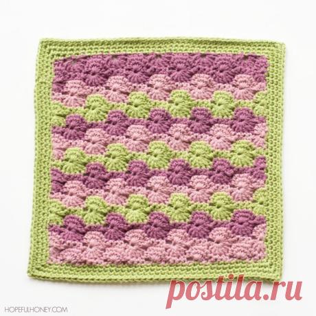 Meadow Afghan Square Crochet Pattern
