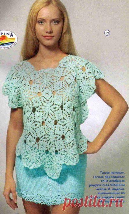 Летние кофточки и топы | Записи в рубрике Летние кофточки и топы | Дневник jagusya