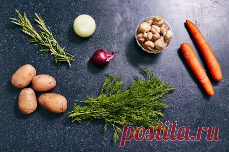 Необычно вкусно: салат из маринованных шампиньонов с картофелем — Вкусные рецепты