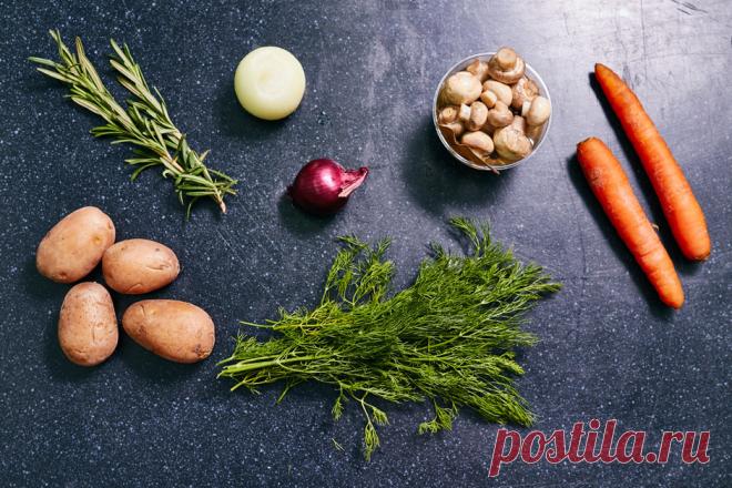 Необычно вкусно: салат из маринованных шампиньонов с картофелем — Вкусные рецепты