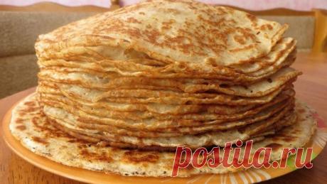 Блины - это традиционное русское блюдо, которое можно приготовить на молоке, на кефире или на воде. Блины пользуются большой популярностью среди людей.