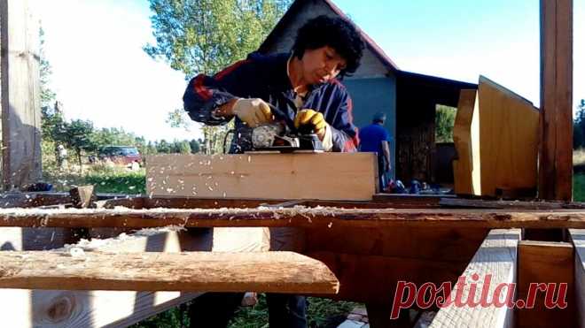 Деревянная лестница своими руками | Дедушкин дом | Яндекс Дзен