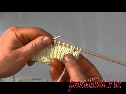 Аккуратное вязание укороченными рядами.