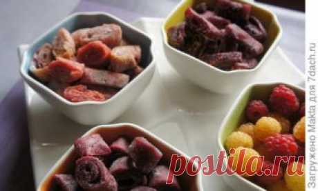 Пастила кабачково-ягодная