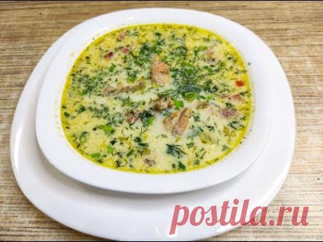 Уха Финская,из красной рыбы со сливками, нежный , незабываемый вкус.